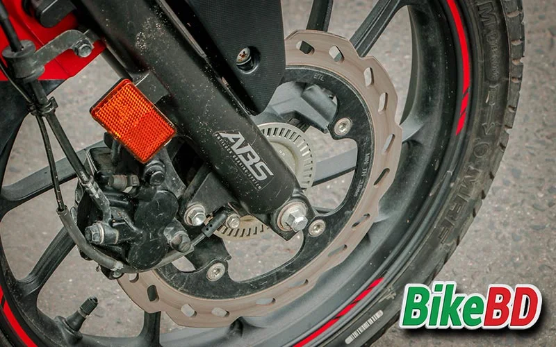 thriller 160r front disc brake abs